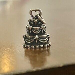 James Avery Retired Wedding Cake charm rare